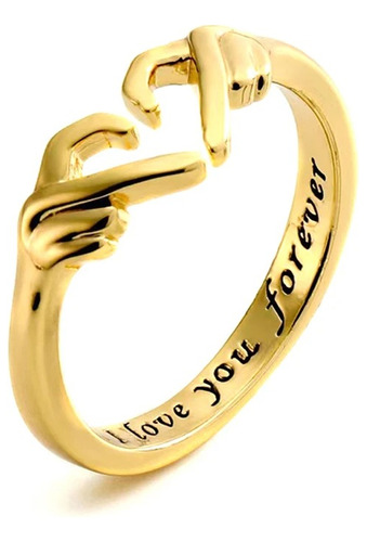 Anillo Mujer Hombre I Love You Forever Pareja San Valentin