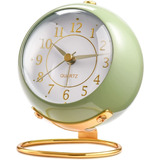 Reloj Despertador Con Luz Nocturna, Retro, Verde