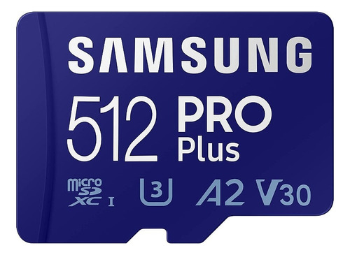 Tarjeta De Memoria Samsung 512gb Pro Plus Clase 10 U3 4k