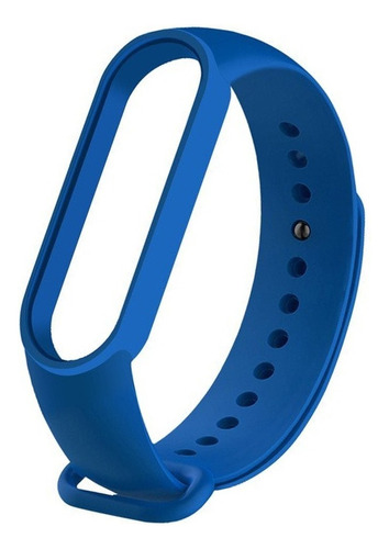 Malla Para Xiaomi Mi Band 5 Pulsera Correa Silicona Colores Color Azul