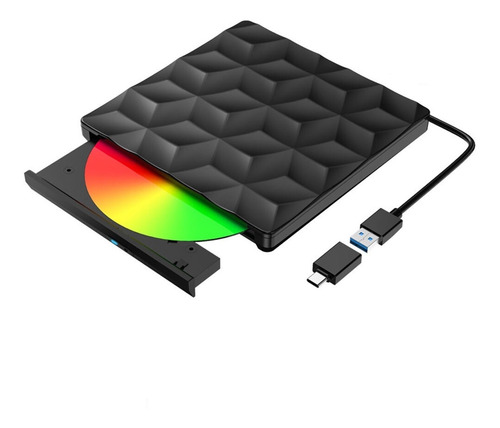 Reproductor De Dvd Externo Usb 3.0 Tipo-c Cd Dvd Unidad De