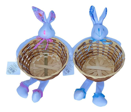 Pack X12 Cestas De Pascua De 18*8cm 