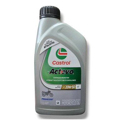 Aceite Castrol Actevo 4 Tiempos Sae 20w-50 (motocicleta) | MercadoLibre