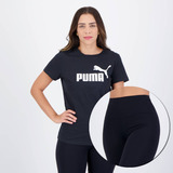 Conjunto Puma Camiseta + Calça Legging Costa Rica Preto