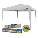 Tenda Gazebo Praia Barraca Jardim Mor 3x3 Sanfonada Dobrável