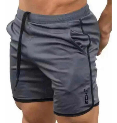 Short Deportivo Ejercicio Gym Slim Fit Elástico Echt M Línea