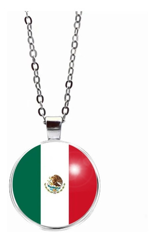Colar Bandeira Do México Unissex