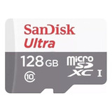 Cartão De Memória Sandisk Ultra Sd 128gb + Adaptador - Sdsquns-128g-gn6ta