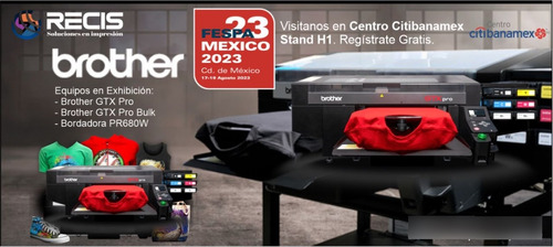 Equipo De Impresion Textil Brother Gtx Pro