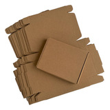 50 Cajas Cartón De 14cm X 12cm X 3cm  Autoarmable
