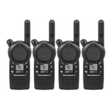 Pack De 4 Motorola Cls1410 Radio De Dos Vías Walkie Talkies 