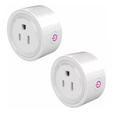 Enchufe Inteligente Wifi Smart Plug Con App, 2 Uds.