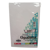 Papel Opalina Blanca 120 Gr 100 Hojas Oficio 21.5x34 Cm 95%