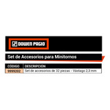 Set Accesorios Minitorno 32 Pcs Dowen Pagio 9999202