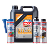 Kit 10w40 Fuel Protect Oil Smoke Stop Liqui Moly + Regalo
