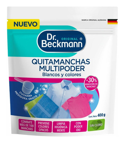 Quitamanchas Multipoder Pouch 400g Dr Beckmann