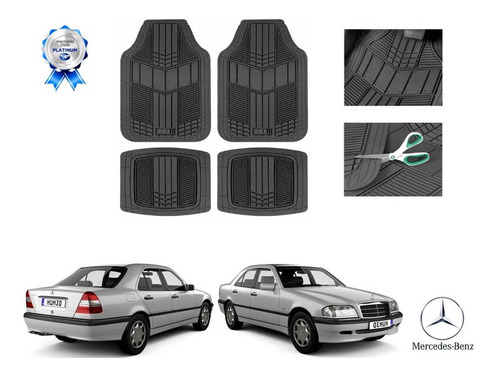 Tapetes 4pz Economico Ligero Mercedes Benz C180 1993 A 2000