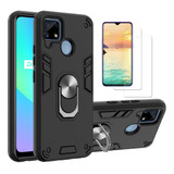 Funda Anticaída Golpes Para Oppo Realme 7i + 2 Mica