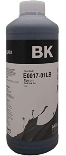 Litro Tinta Inktec Epson Dye Negro E0010-01lb Con Envio