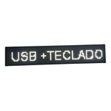 Guía Letrero Led Programable Para Autobús Con Teclado 132x20