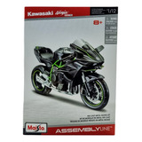 Moto Kawasaki Ninja H2r Esc. 1:12 Armable Maisto 