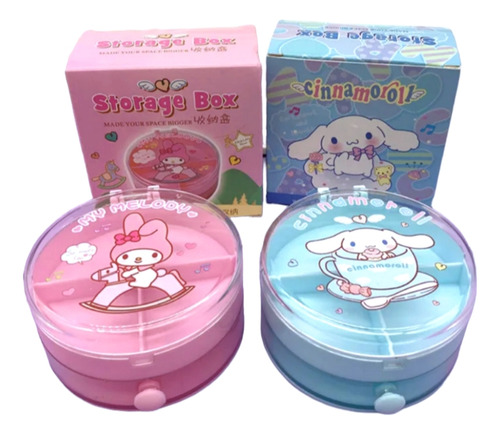 Caja Joyero De My Melody O Cinnamoroll Lindo Regalo 