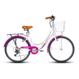 Bicicleta Best Branta City 24 Mujer Talla 16 Blanco