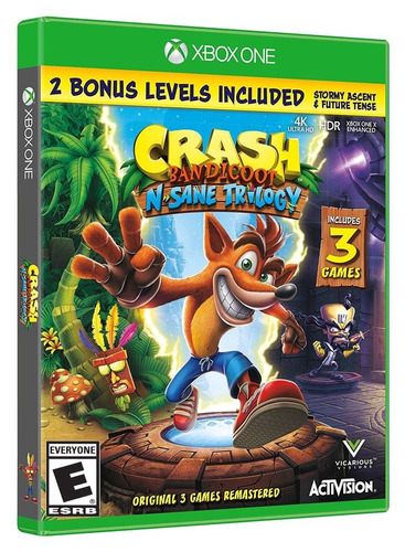 Crash Bandicoot N Sane Trilogy Xbox One Nuevo Fisico