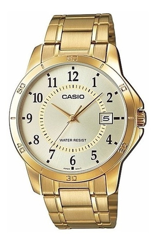 Reloj Casio Mtp-v004g-9b Hombre Envio Gratis
