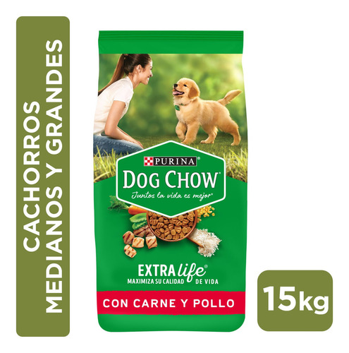 Dog Chow® Cachorros Medianos Y Grandes 15kg