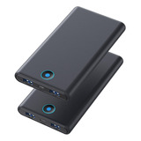 Cargador Portatil Paquete 2 Baterias Externas 20000 Mah Carg