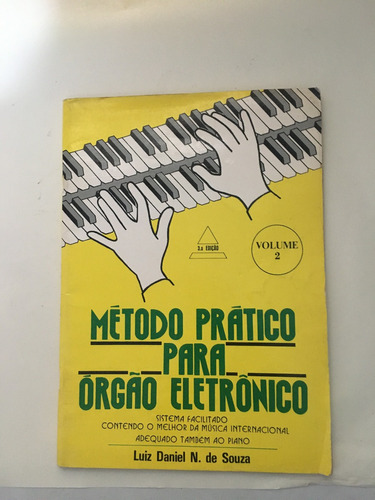 Livro Método Prático Para Órgão Eletrônico Luiz D804