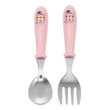 Cuchara Y Tenedor Para Niños Baby Spoons De Acero Inoxidable