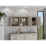 Modulo Superior 180 Kitchen Gante - Rovere / Niebla