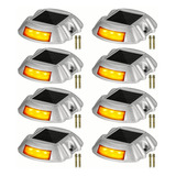 Vevor Luz Solar Exterior Lampara Jardin 8pcs Tierra Led Color Naranja