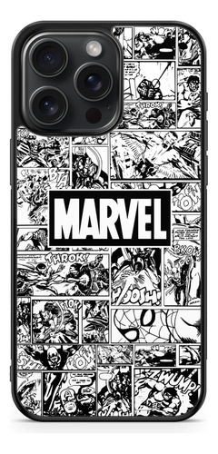 Funda Avengers Los Vengadores Deluxe Comic Collage Marvel