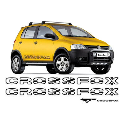 Sticker Calcomania Vw Crossfox 2007-2008 | Meses sin interés