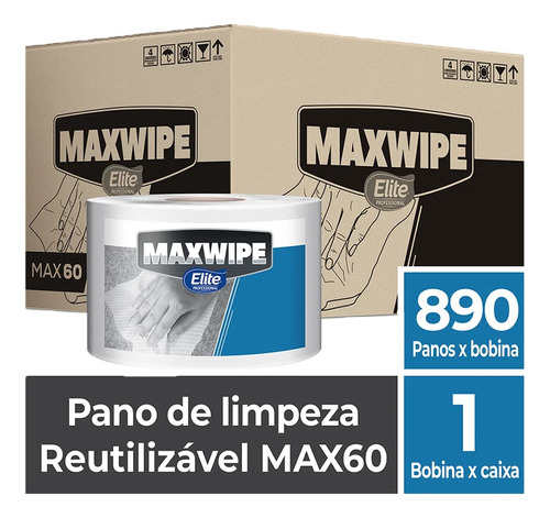 Paño Limpieza Reutilizable Maxwipe * 890 Paños. Max60 Oferta