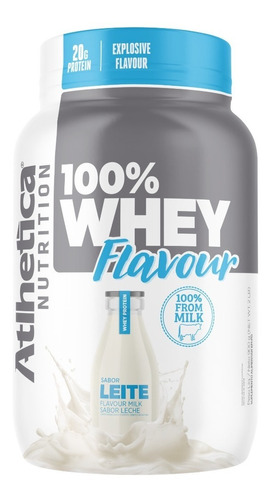100% Whey Flavour Sabor Leite 900g - Atlhetica Nutrition
