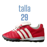 Tenis Suela Turf Mod. Predator Piel Rojo Talla 29