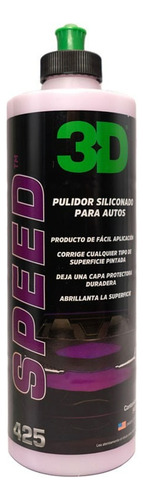 Pulidor Abrillantador Con Cera 3d Detailing Speed 3en1 500ml