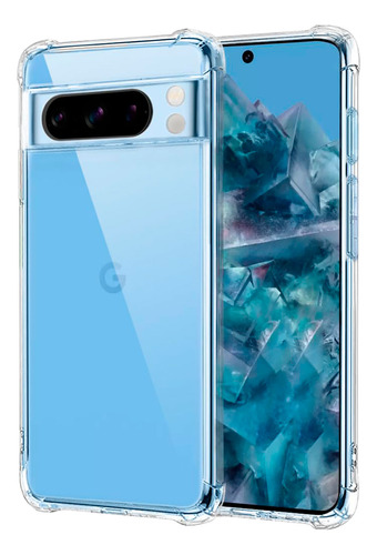 Forro Estuche Protector Transparente Para Google Pixel 8 Pro 5g 2023 Optimus Technology 