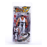 Figura De Acción Neca Street Fighter White Ryu De 7 Pulgadas