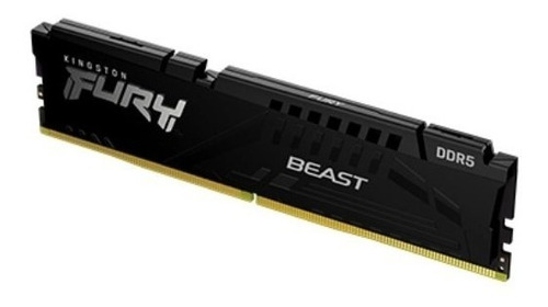 Memoria Pc Kingston Kury Beast Ddr5 1x8gb 4800mhz Negro