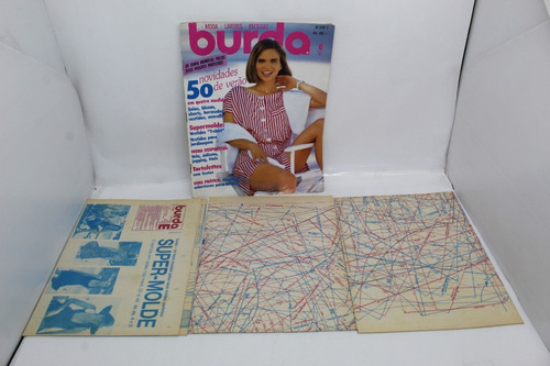 Revista Burda Nº 6 Junho 1991 + Moldes 