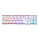 Teclado Redragon Mitra, Branco, Rgb, Mecanico, K551rgb-brown