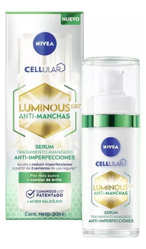 Serum Tratamiento Anti-imperfecciones | Nivea Luminous 30 Ml