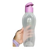 Tupperware Botella Eco Twist 1 L Transparente Tapa Morada