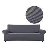 Funda Protector Para Sillon Sofa 3 Cuerpos Elasticada Lisa