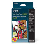 Epson Glossy Photo Paper Valor, 4  X 6 , 100 Hojas (s400034)